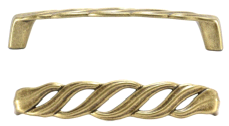 wmn.695.128.00r4 giusti. ручка-скоба, матовое золото,128мм