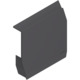заглушка темно-серая левая new