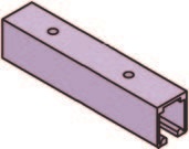 алюминиевый просверленный анодированный трек 120кг