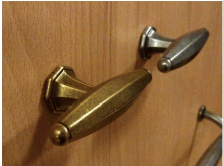 octo1-22 herrajes. ручка-кнопка, античная бронза