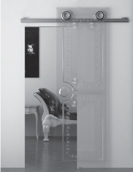 к2о набор аксессуаров для стеклянной двери, хром