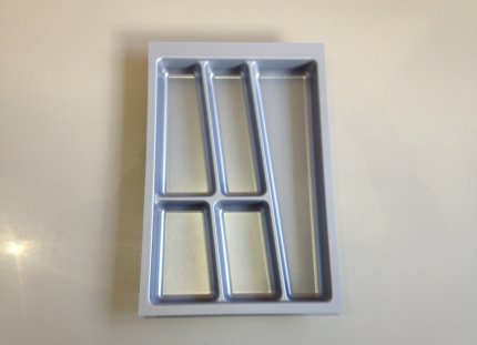 фото лоток для столовых приборов trend ii, в ящик 400/500, серый