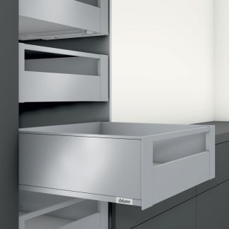 фото legrabox pure c,высокий внутр,панель с релингом,270 мм,серый орион