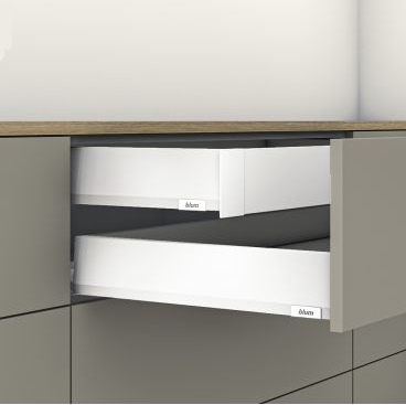 фото внутренний merivobox высота m, 400 мм, белый шелк