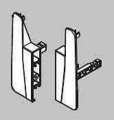 dragon-box крепление передней панели внутреннего ящика (высота b), цвет - белый (0015511)