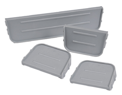 фото комплект разделителей для лотков scoop ii, серый металлик