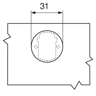 фото петля clip top для стекл.дверей,угловая +20°