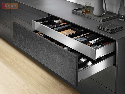 фото внутренний legrabox pure m,стандарт., 500 мм,нерж.сталь