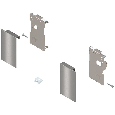 фото legrabox комплект держателей передн.пан.,m,нерж.,l+r  