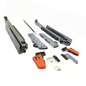 комплект направляющих blum movento tip-on blumotion полное выдвижение, 70 кг, 600 мм