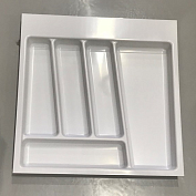 лоток для столовых приборов trend ii, в ящик 500/450, белый глянец