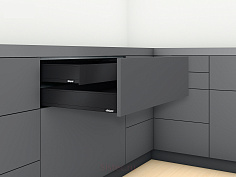 внутренний legrabox pure m,стандарт., 500 мм,черный матовый