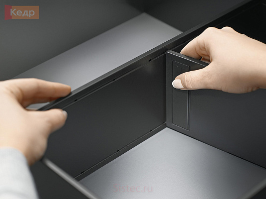 фото ambia-line высокие рамки нд от 270мм, ш 242мм, сталь,терра-черный