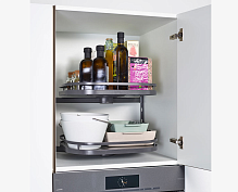 торнмоушн 600 мм, комплект, арена стиль 3 полки,цвет антрацит,цвет дна антрацит, антислип(2711019846