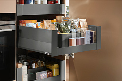 внутренний merivobox высота e с boxcap, со вставкой, 450 мм, орион серый