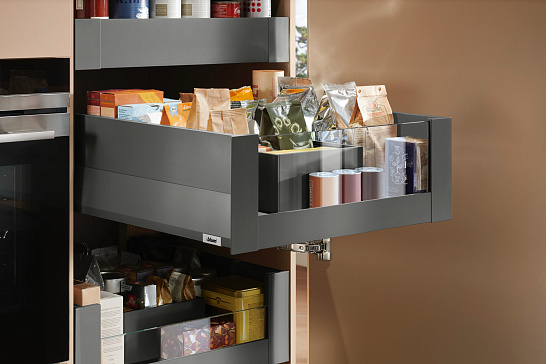 фото внутренний merivobox высота e с boxcap, со вставкой, 450 мм, орион серый