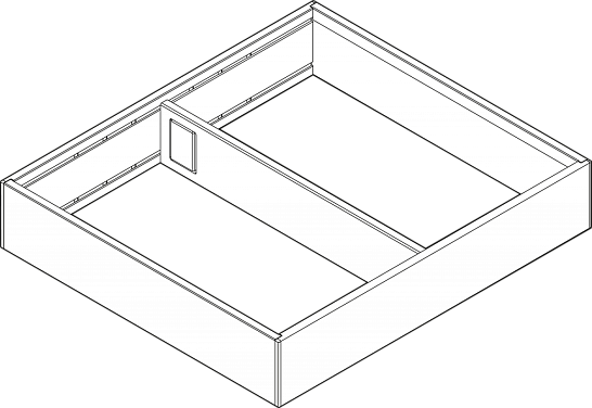 фото ambia-line рамки нд от 270мм, ш 242мм, сталь, белый шелк