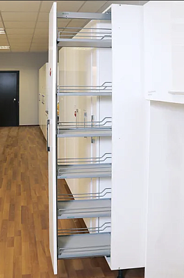 фото диспенса 90°, 400 мм чв комплект, h1600 - 2000 мм, 5 полок, арена классик, цвет титан, (2606240102)