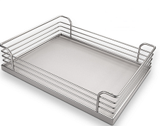 комфорт ii 300 мм,комплект,левый(напр.справа)2 полки+ полка/специй,арена класси, цвет хром,дно серый