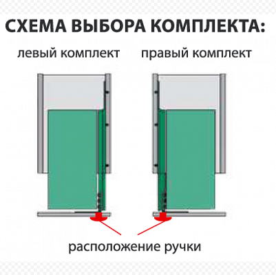 фото комплект установочный 90° 630 мм, комфорт ii, правый, цвет титан, (2607570102)