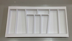 лоток для столовых приборов trend ii, в ящик 900/450, белый матовый