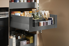 внутренний merivobox высота e с boxcap, со вставкой, 500 мм, орион серый