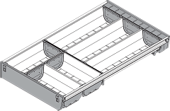 orga-line для tandembox ,500мм,шир.400-500 мм zsi.500bi3

