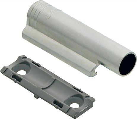 фото держатель прямой, никель, под саморез