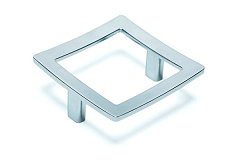 11.3730.38 metakor. ручка-кнопка vintage frame, хром, 64 мм, 74х74 мм 