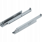 направляющие tandem, 500 мм, полное выдвижение, 30 кг, со встроенным blumotion, 17-19 мм