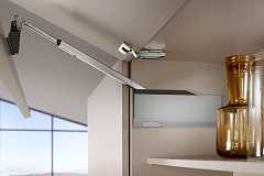 подъемный механизм  aventos hf top 06-2 (f28, f39) [км 10000-19300 ,840-1200мм] заглушки светло-серого цвета