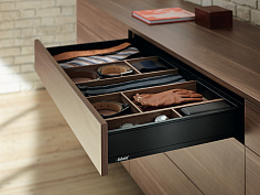 legrabox pure m,стандартный,350 мм,черный матовый