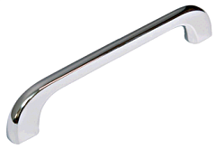 uu05-g0004/128 ручка organic, хром, gamet128мм