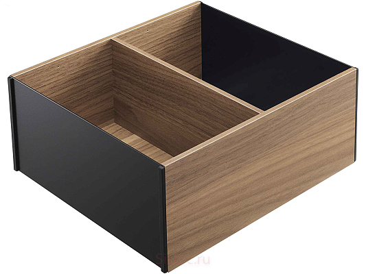 фото ambia-line высокие лотки нд от 270мм, ш 242мм, орех теннесси/терра-черный