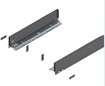 legrabox царга m,450мм, сер.орион,l+r+загл