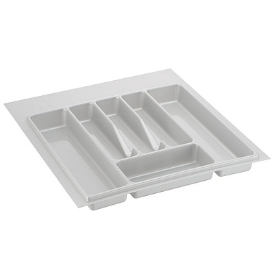 фото лоток для кухонных принадлежностей в ящик (405-440) х (391-490), шк 500 мм, белый