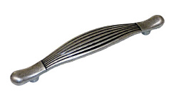 wmn.652.128.00e8 giusti. ручка-скоба, античное серебро, 128 мм