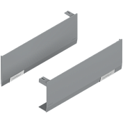 hf/hs/hl top заглушка основная, светло-серая + малая симметр. нерж., l+r