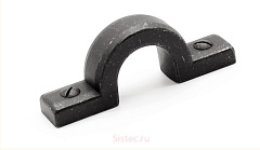 19.3956.53 metakor. ручка-кнопка trunk, темная черная матовая сталь, 32 мм