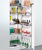 тандем ii, комплект 450 мм н1700, 5 полок, арена классик, цвет хром, (2376520005)