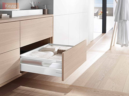 фото tandembox antaro,m+вставка,c,350мм,белый шелк
