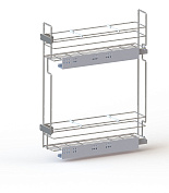 бутылочница 150 мм правая с направляющими blum + tip-on