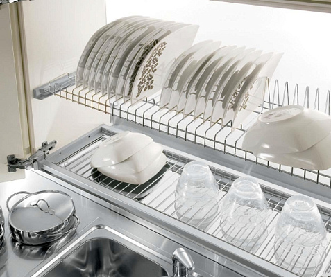 комплект сушки на 600 мм 2-х уровневый с жесткой рамкой (поддоны металлические)