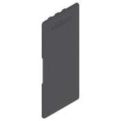 legrabox pure c,высокий внутр,панель с релингом,350 мм,серый орион 