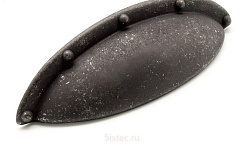 19.1959.53 metakor. ручка-скоба shell, темная черная матовая сталь, 64/92 мм