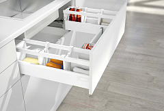 ящик под мойку tandembox antaro,m+1 рел.,d,450мм,белый шелк