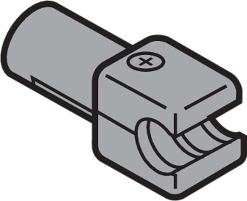 фото держ.один.попер.трубч.разд.кремовый 