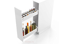 бутылочница 200, 450, 2 х tandembox antaro, m + m, белый шелк