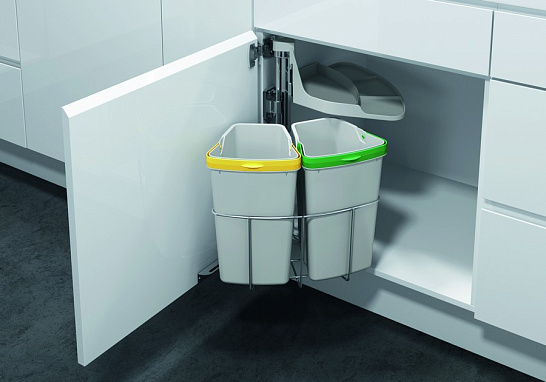 фото vs распашная система сортировки envi center-2 на фасад от 400 мм