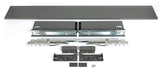 фото ten2 внутренний выдвижной ящик h120 мм, 450мм, белый